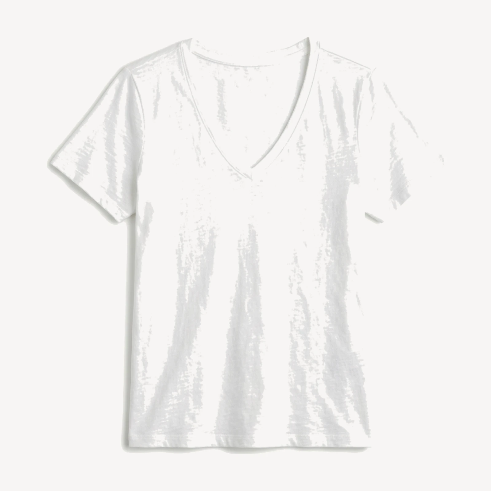 Boyfriend V-Neck in White