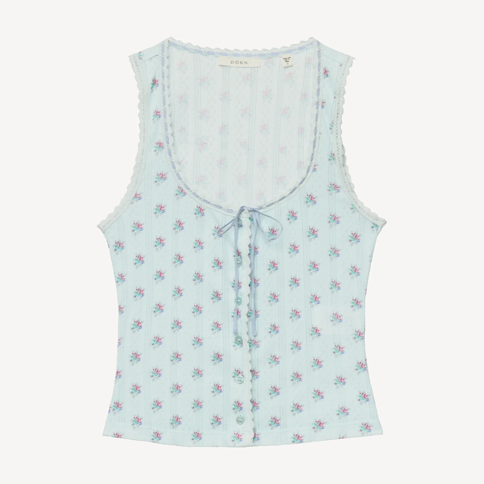 LOIS TANK -- SKY PETIT POSY CALICO