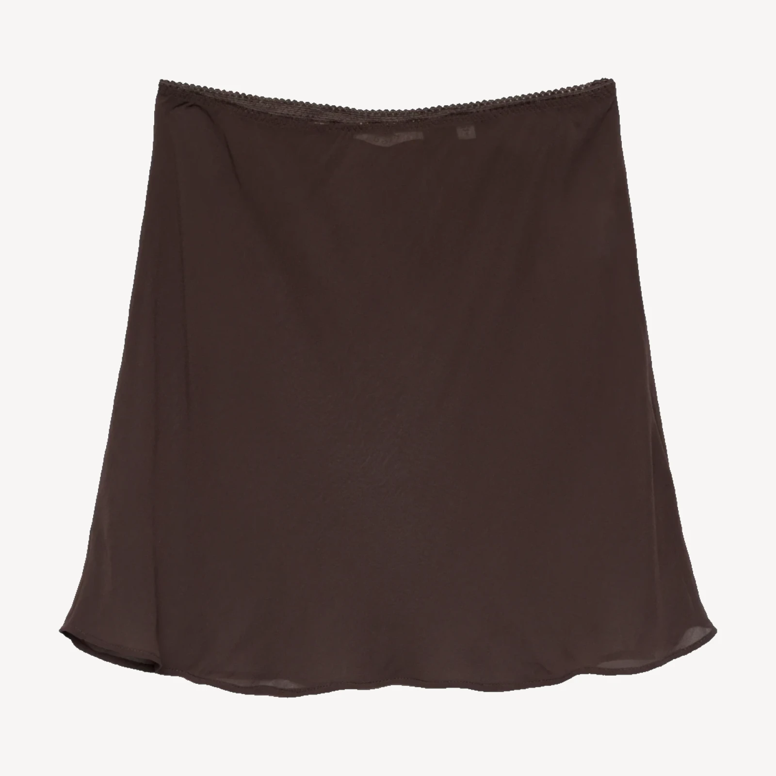 MINI SKIRT SLIP -- UMBER