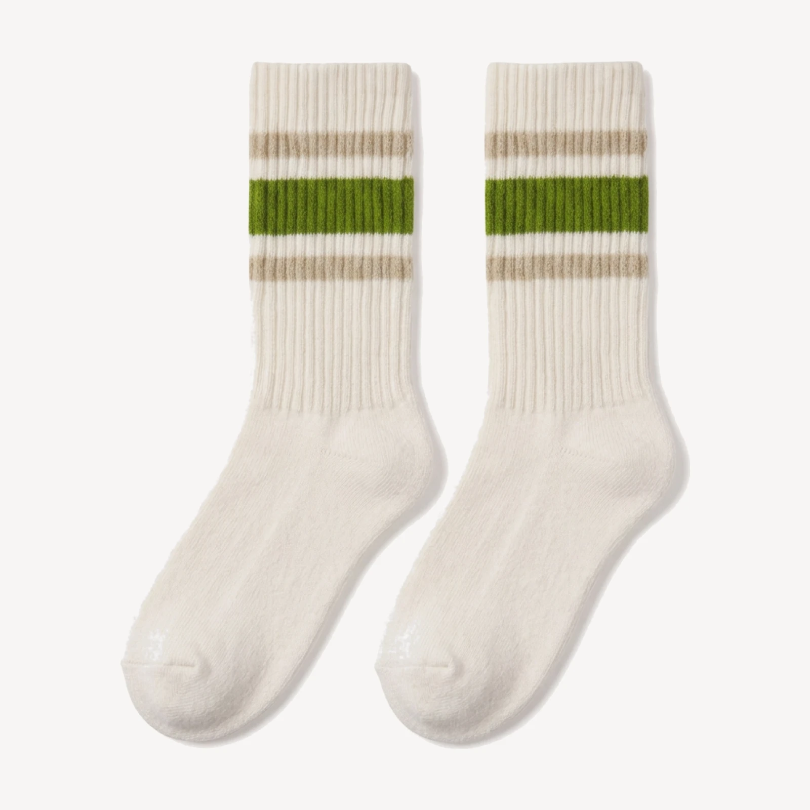 Stone / Chive Sport Stripe Sock