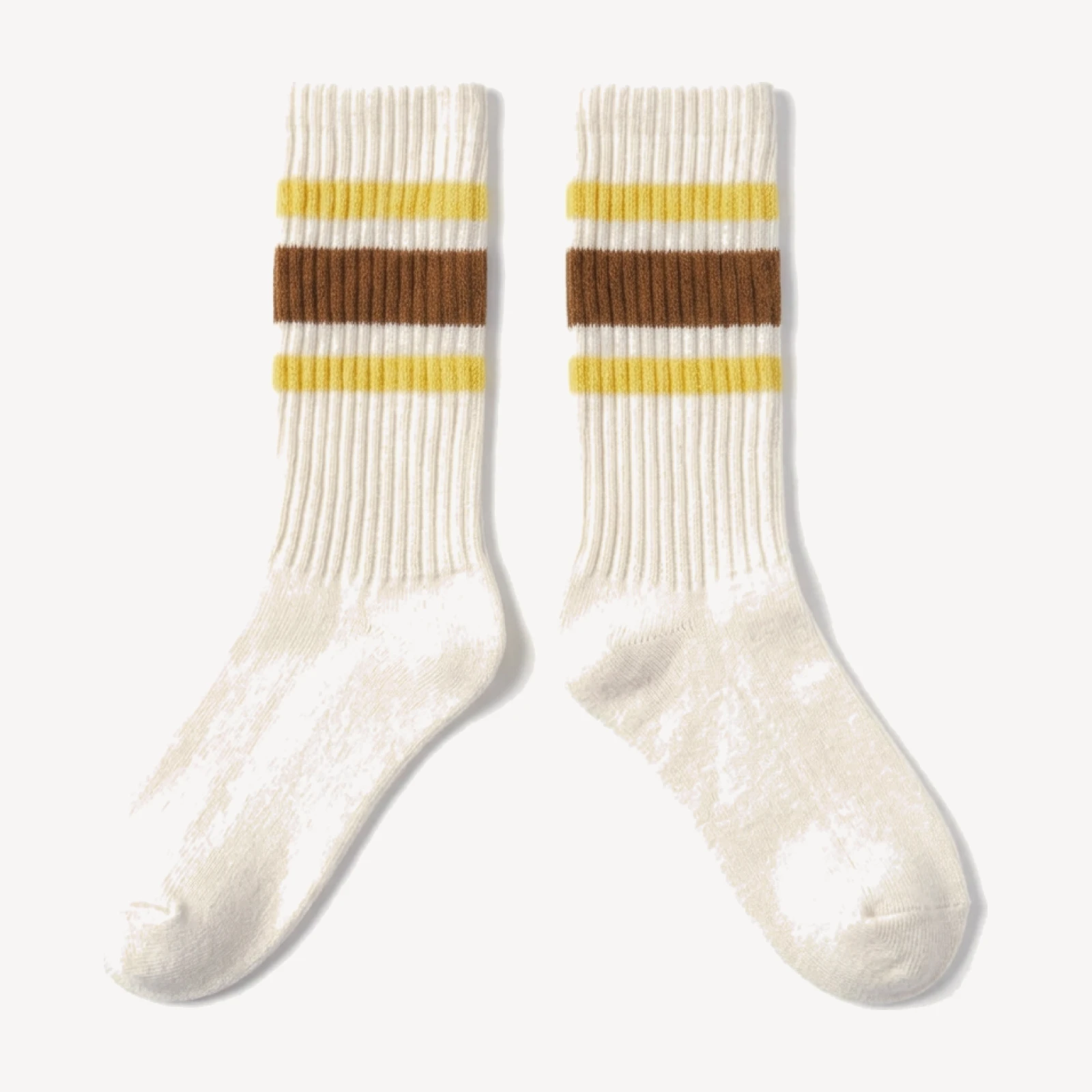 Sunflower / Brown Sport Stripe Sock