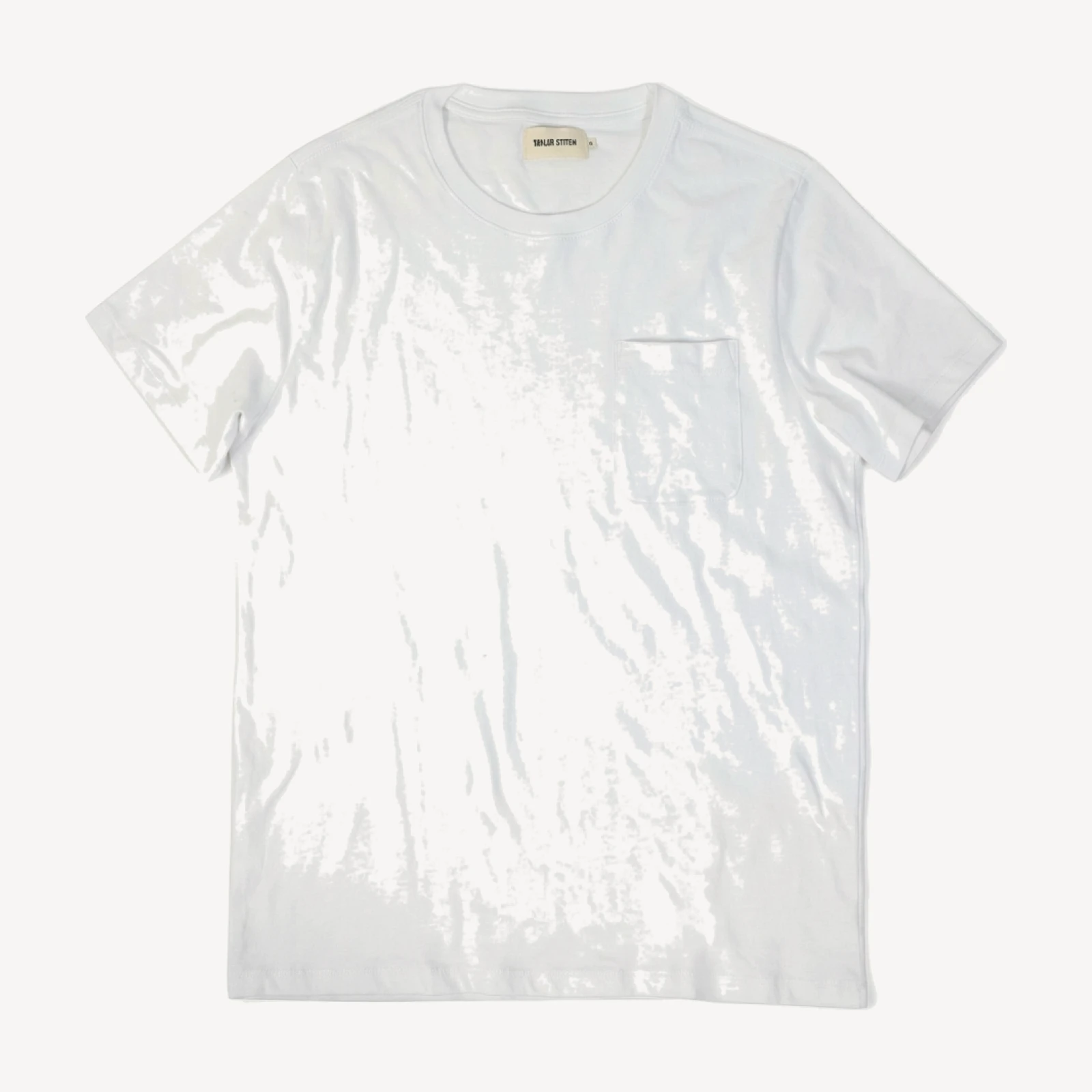 The Crewneck Pocket Tee in White