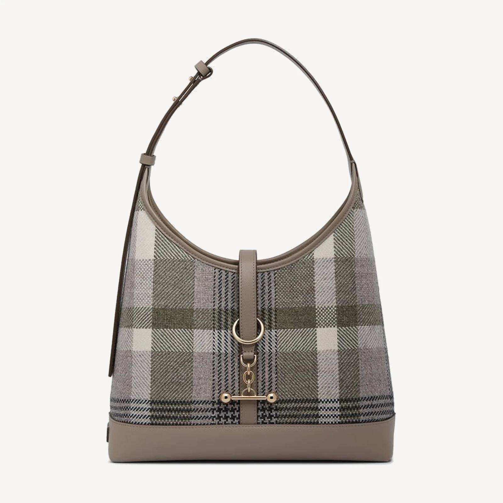 Kite Hobo - Strathberry Tartan Taupe