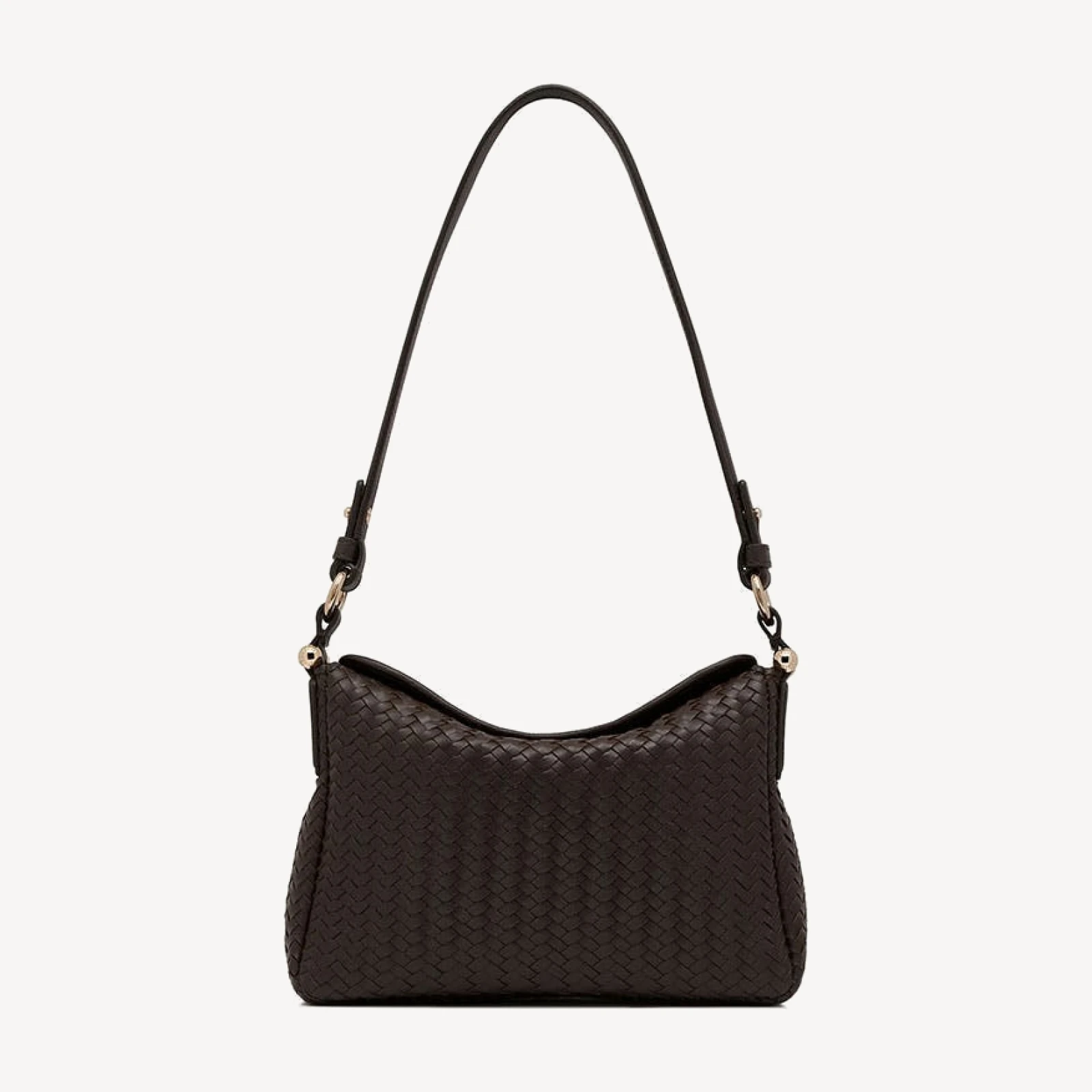 Sway - Chocolate Woven Leather