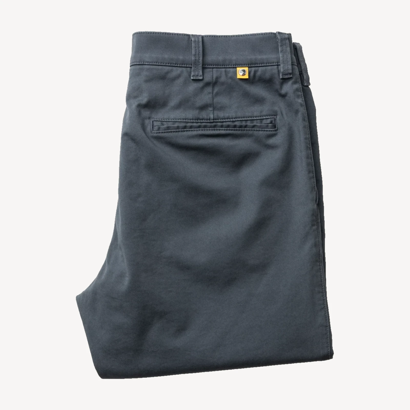 Classic Fit Gold School Chino - Washed Navy
