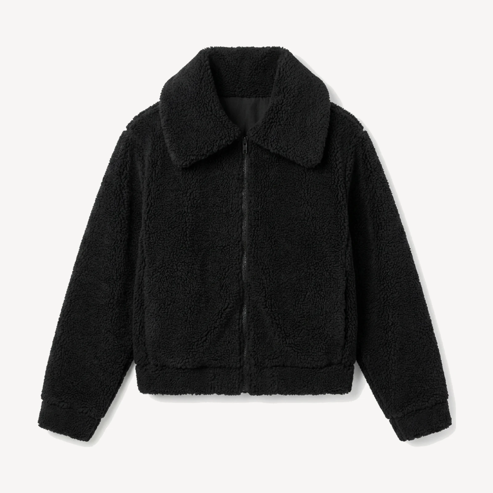 Foxy Sherpa Jacket - Black