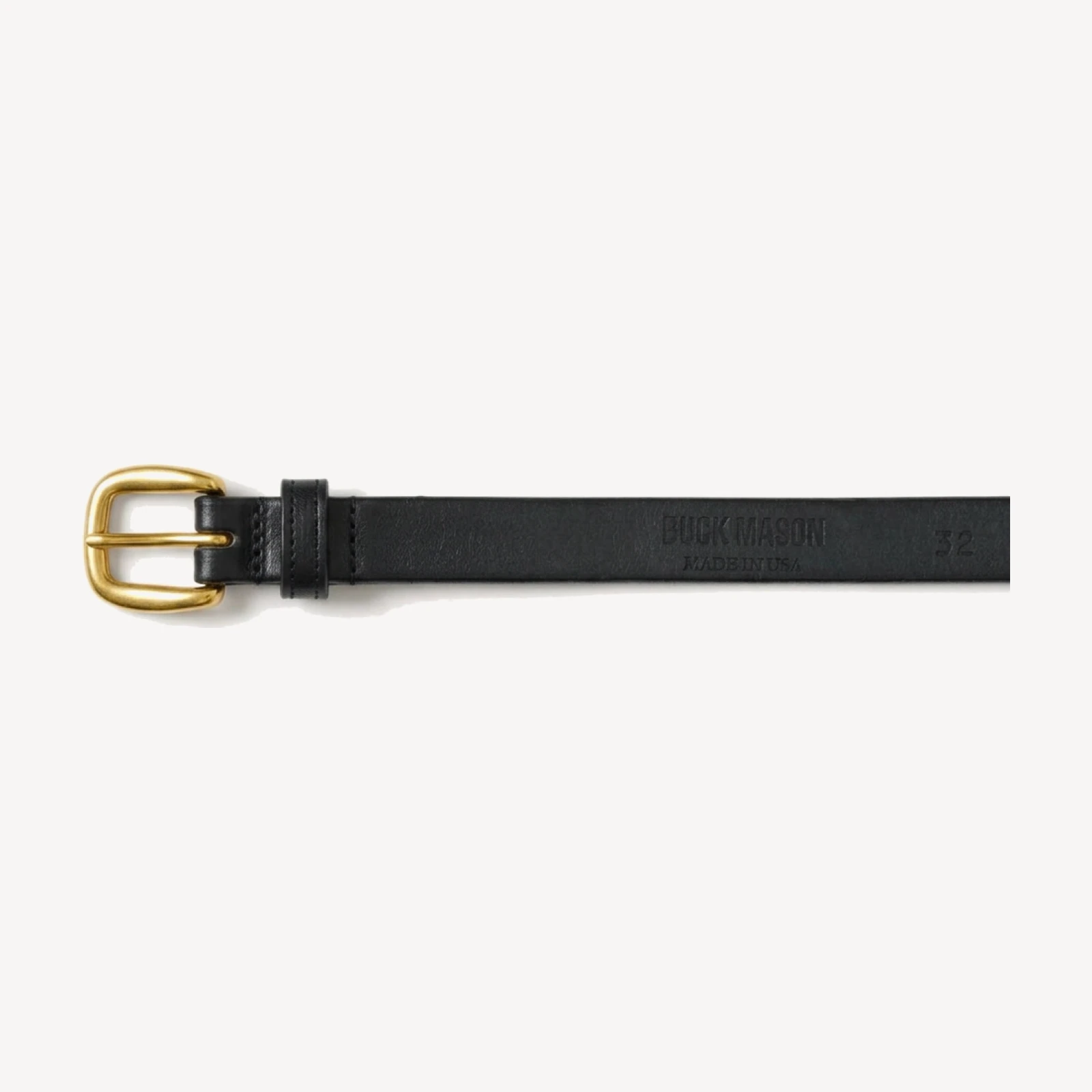 Black Slim Harpo American Dress Belt