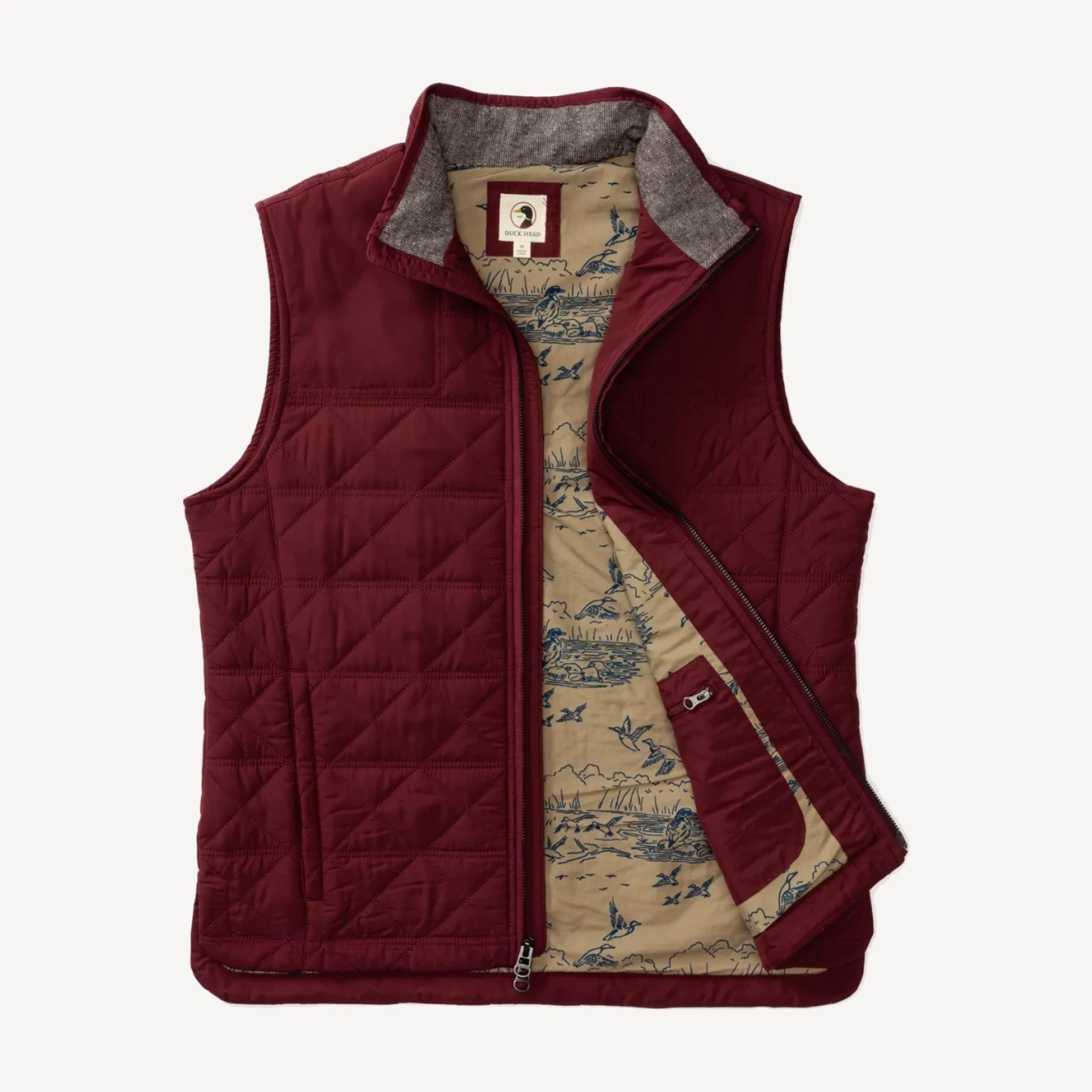 Fremont Sport Performance Quilted Vest - Tawny Port