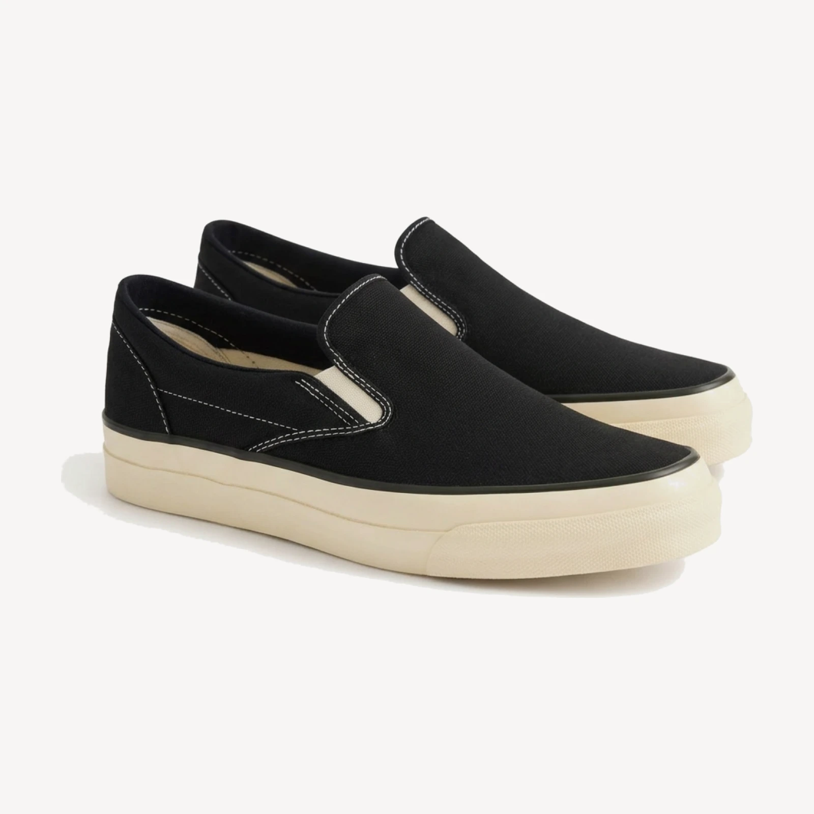 Black Moonstar Vintage Decksport Slip On