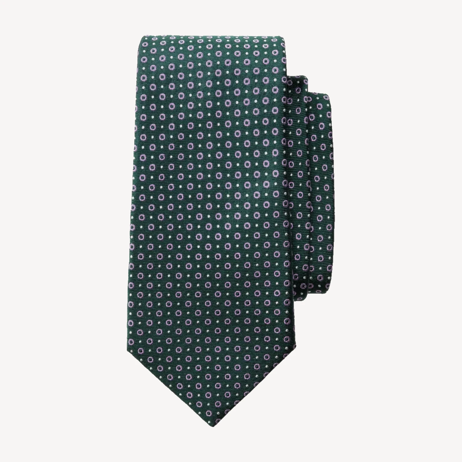 Silk Foulard Tie - Midnight Teal