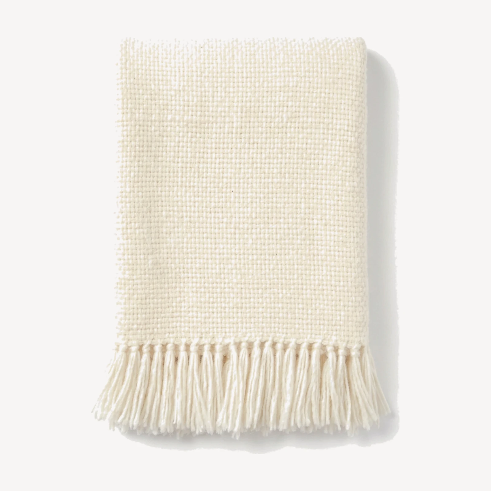 Alpaca Basketweave Throw