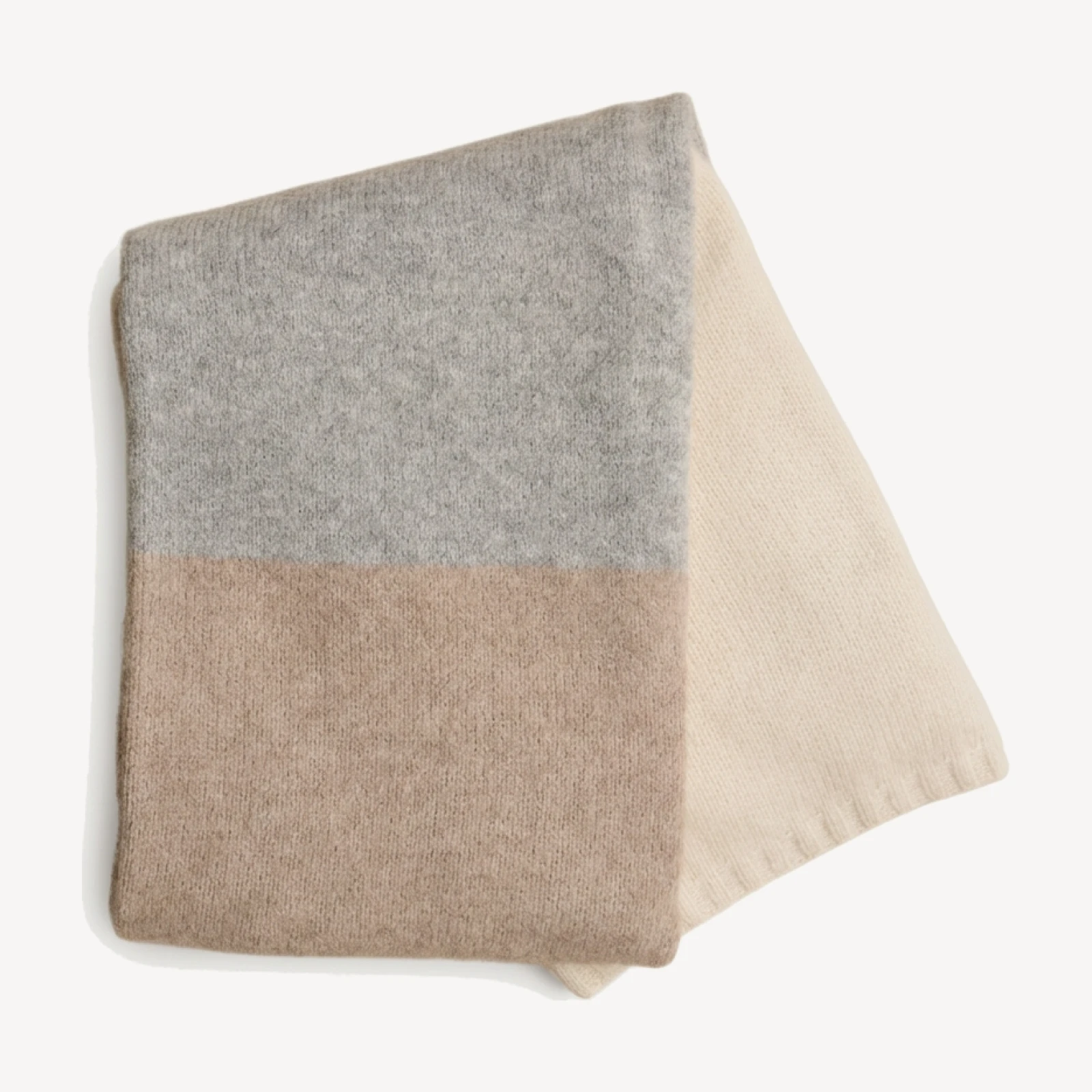 Alpaca Colorblock Throw