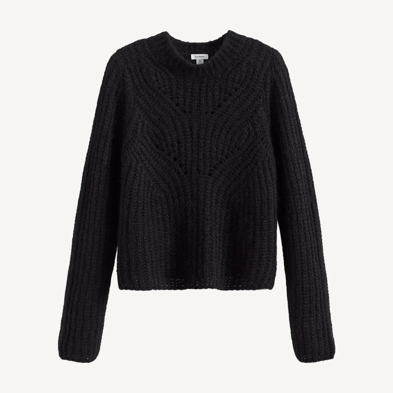 Alpaca Wool Crewneck Sweater