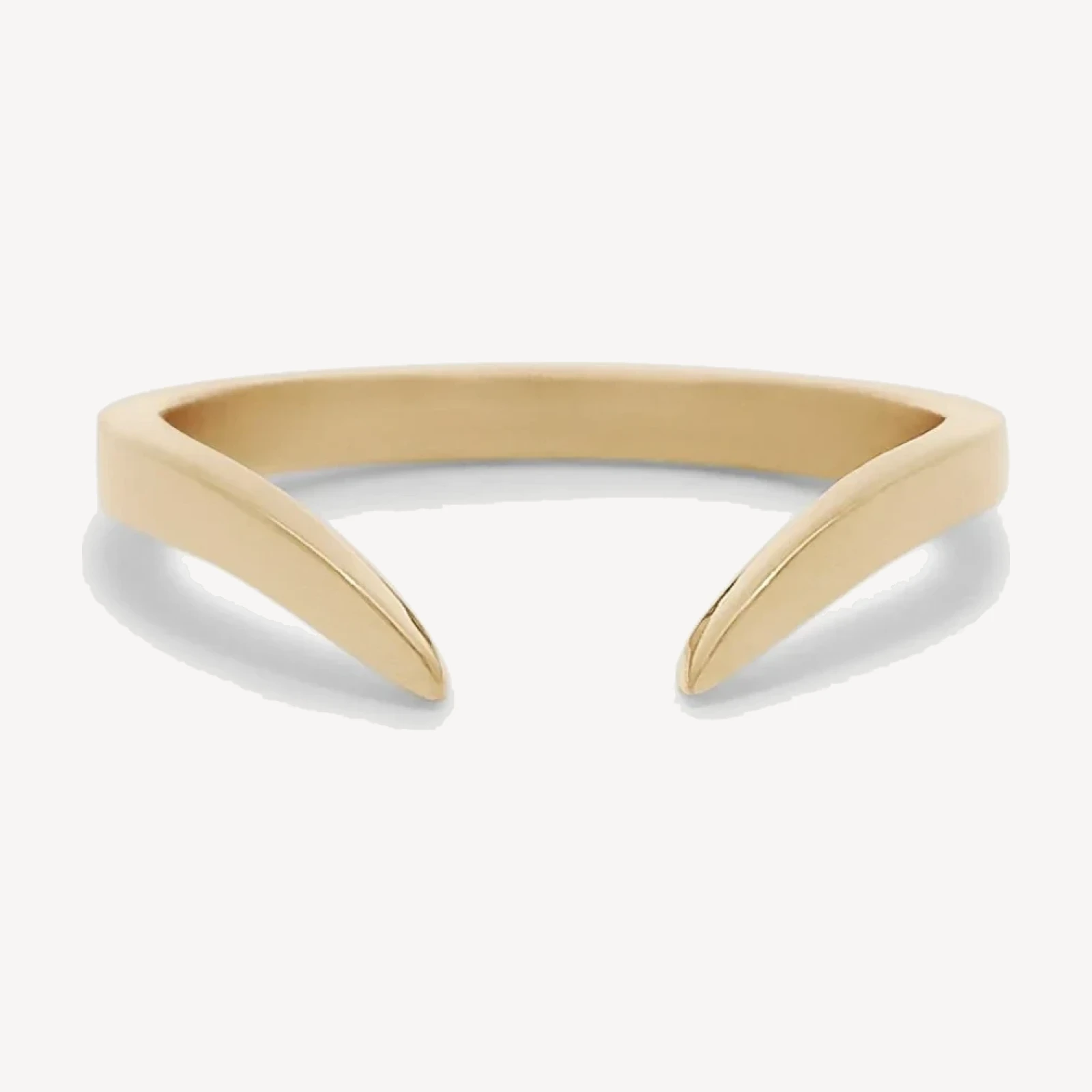 Solid Open Chrysalis Band - 14k Gold