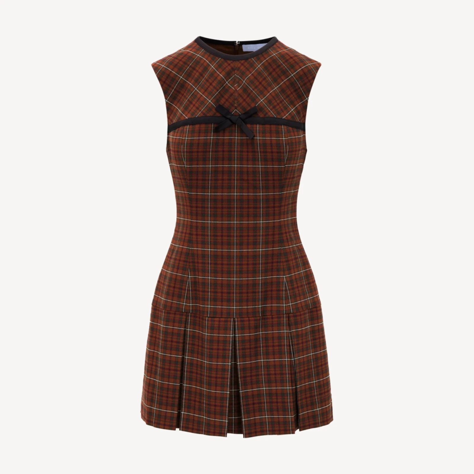 The Michelle Dress - Chestnut Plaid