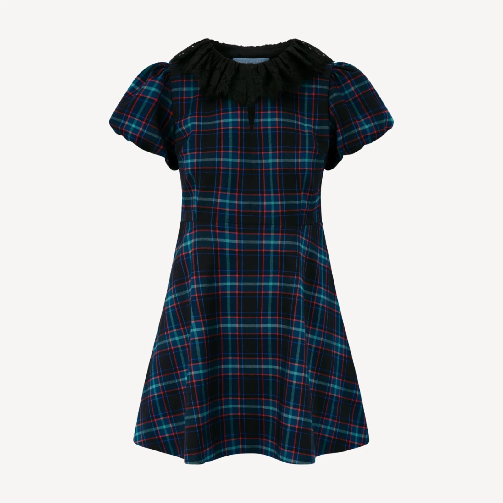 The Antoinette Dress - Jewel Tartan