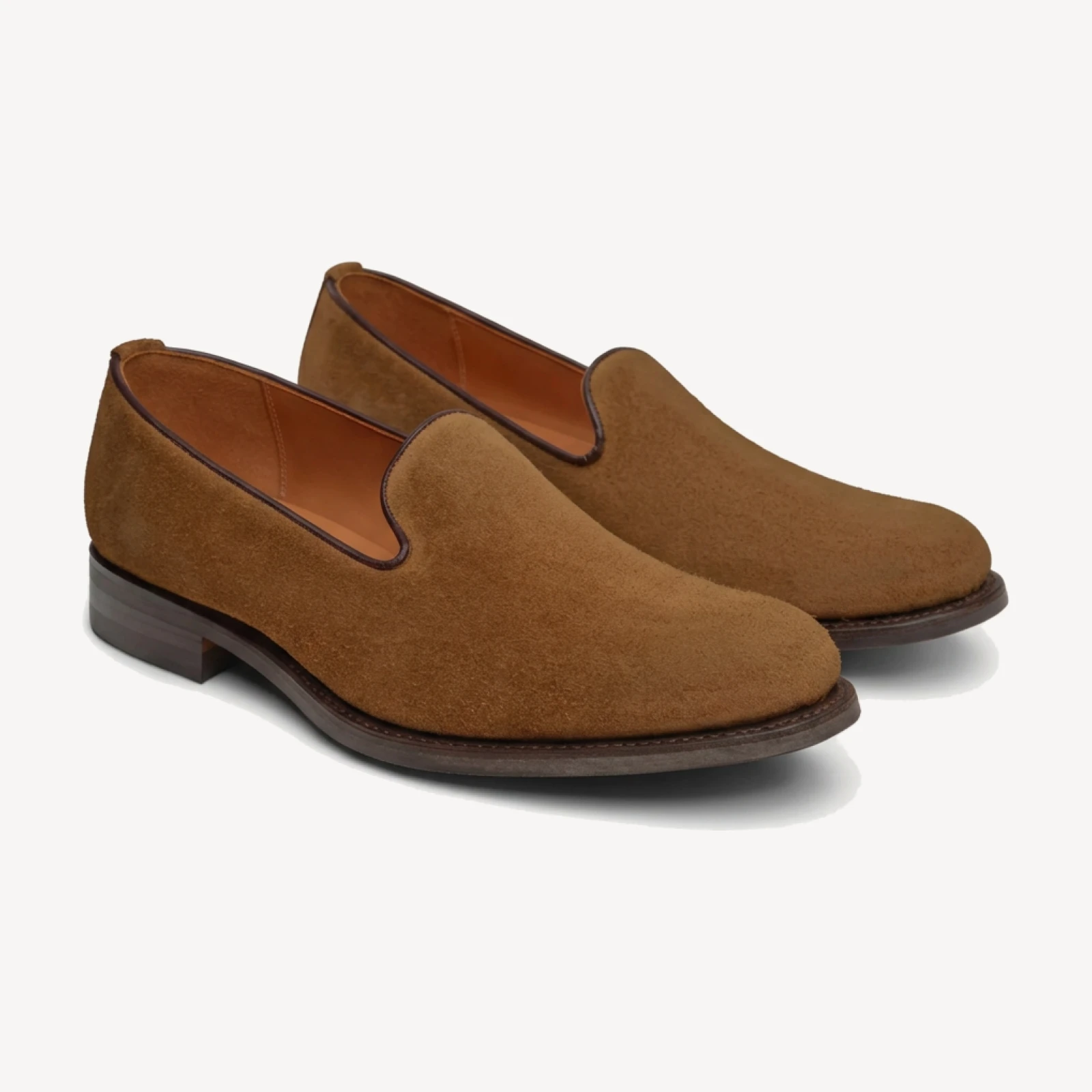 Tobacco Sanders x Buck Mason Suede Wholecut Loafer