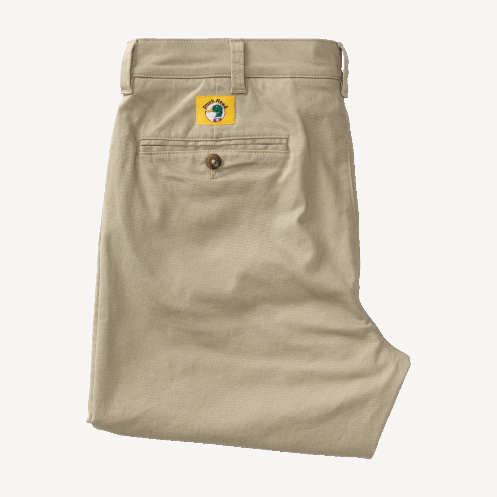 Classic Fit Gold School Chino - Khaki Gold Patch