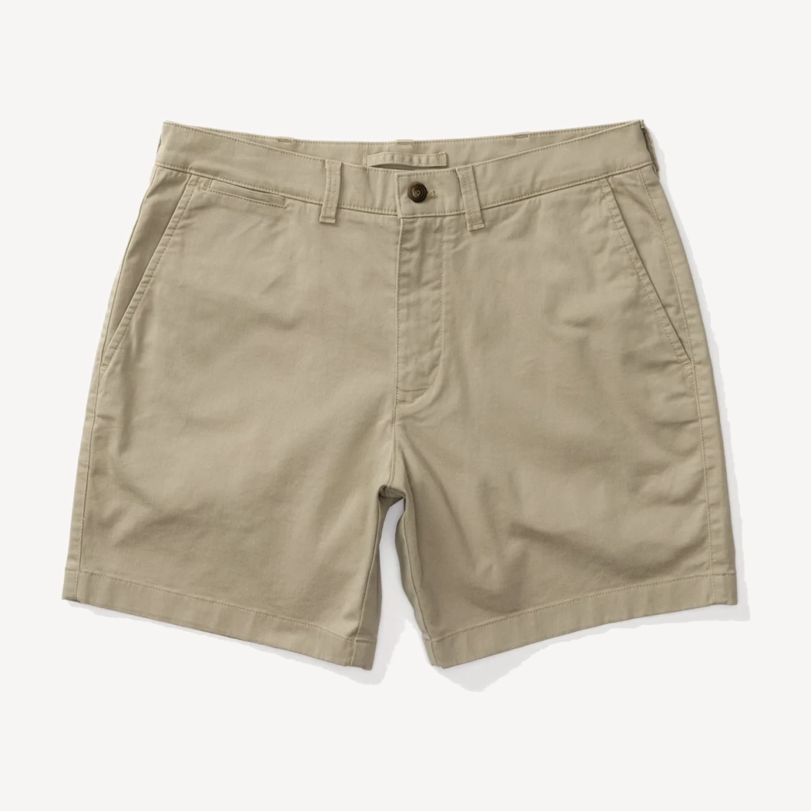 7" Gold School Chino Short - Khaki Gold Patch