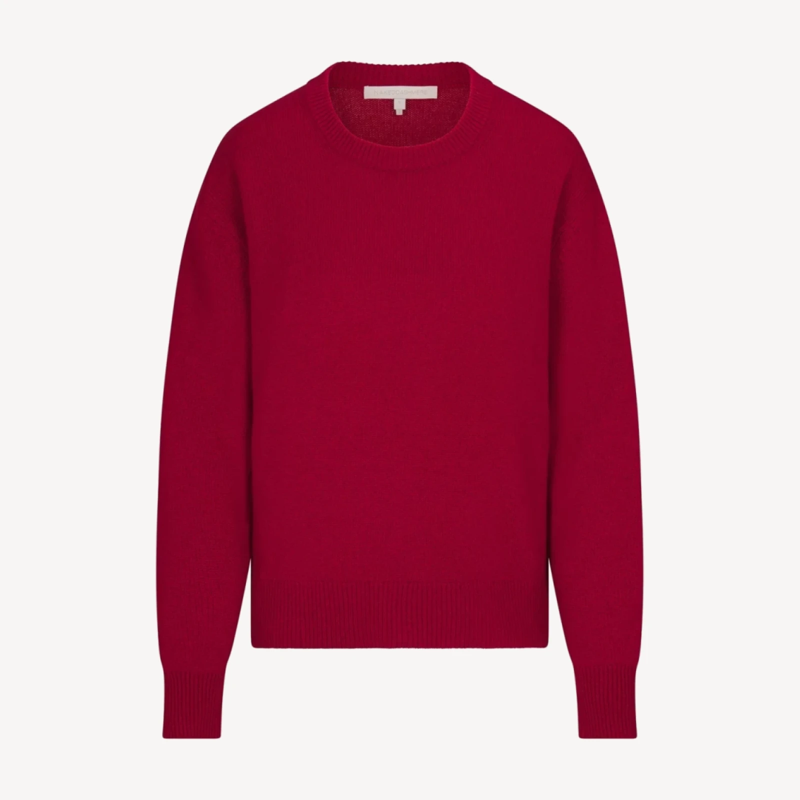 MAGLIONE GIROCOLLO KAIA IN CASHMERE - ROSSO INVERNALE
