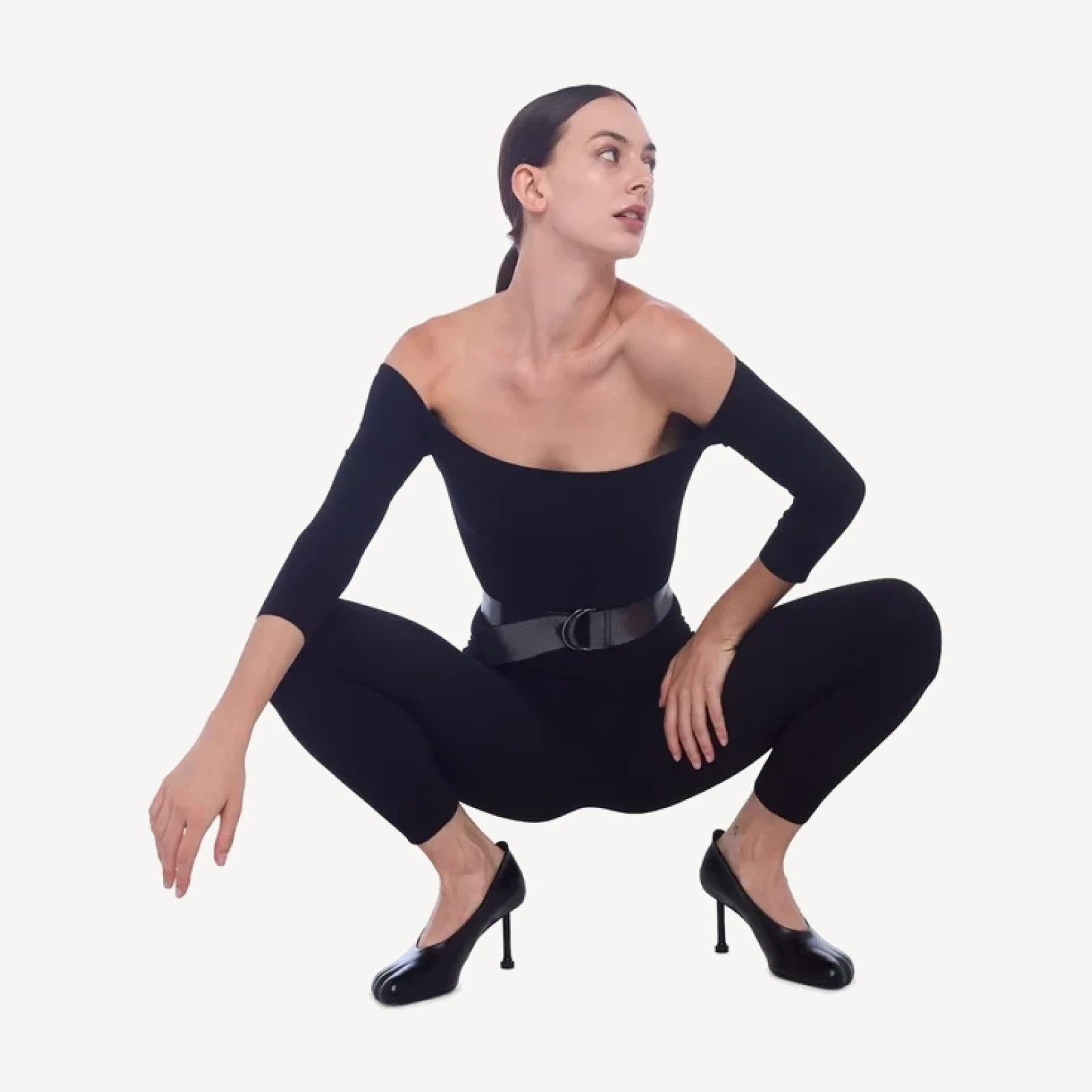 OFF SHOULDER CATSUIT