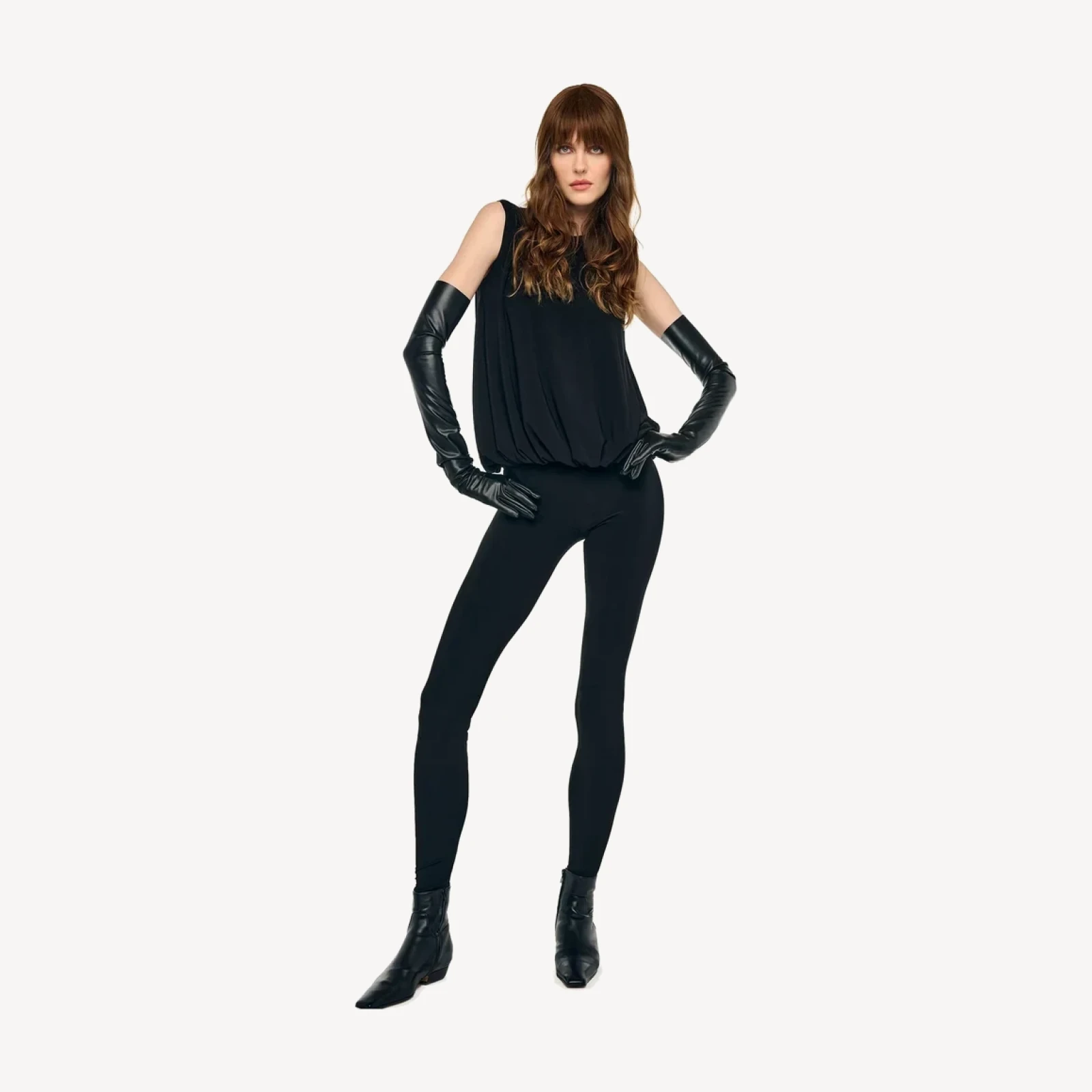 LEGGING WITH FOOTIE W.O WAISTBAND