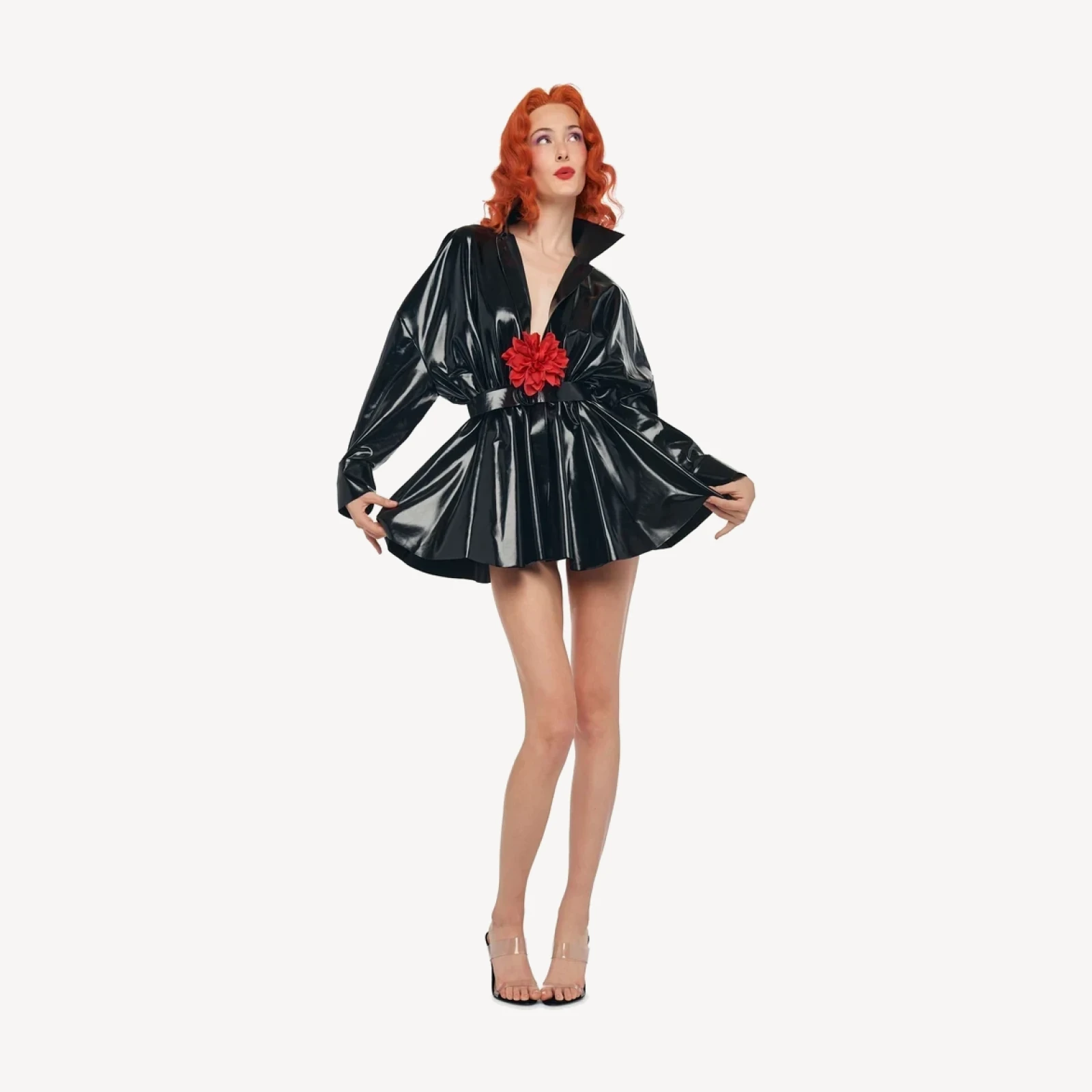 SUPER OS BF NK SHIRT MINI DRESS