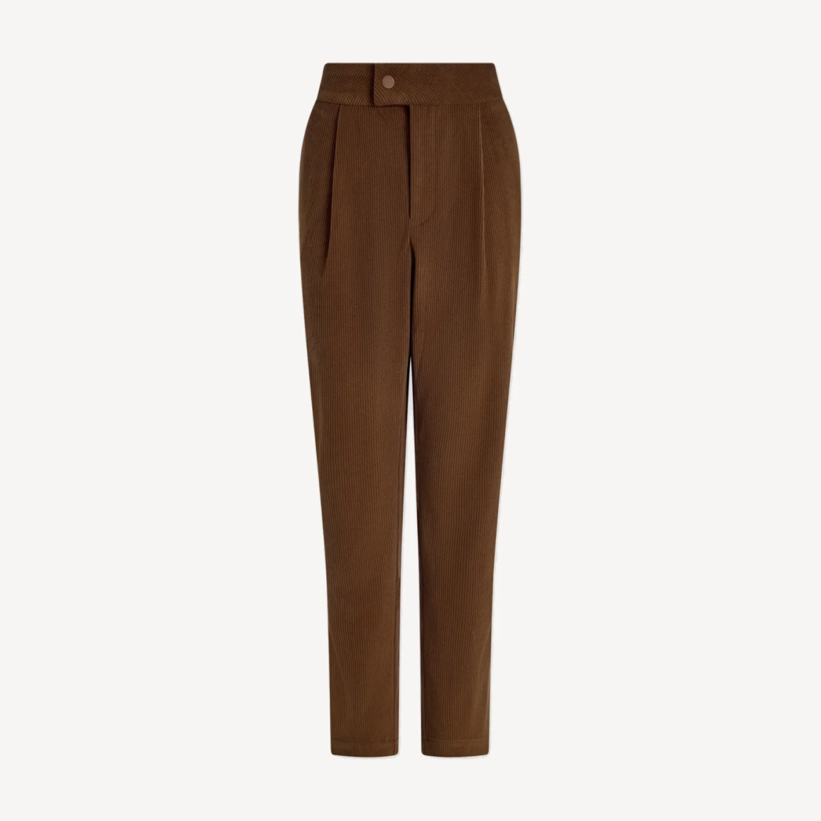 Plush Cord Elegant Tapered Trouser Regular