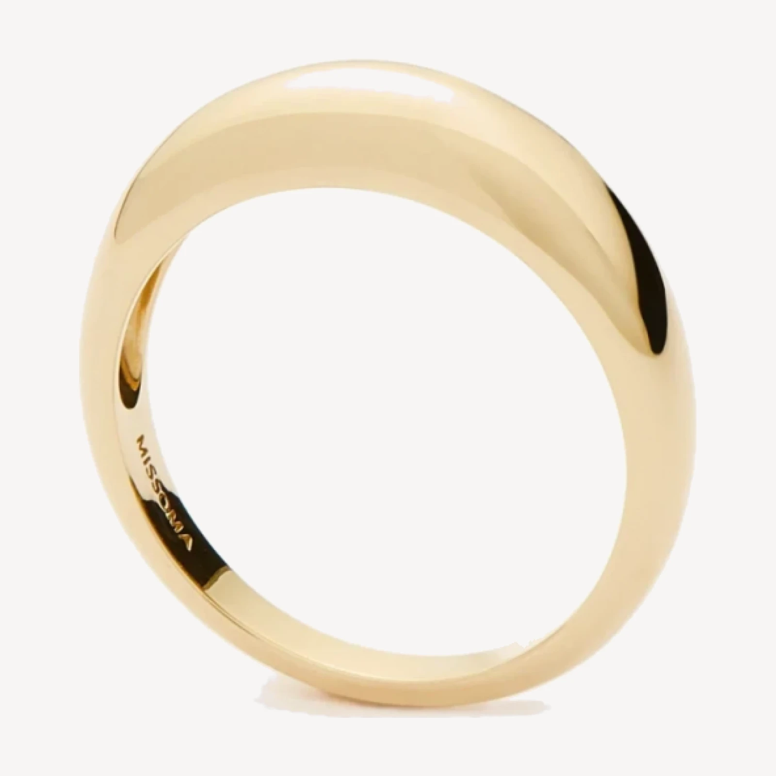 Solid Gold Classic Dome Ring | 9ct Solid Yellow Gold