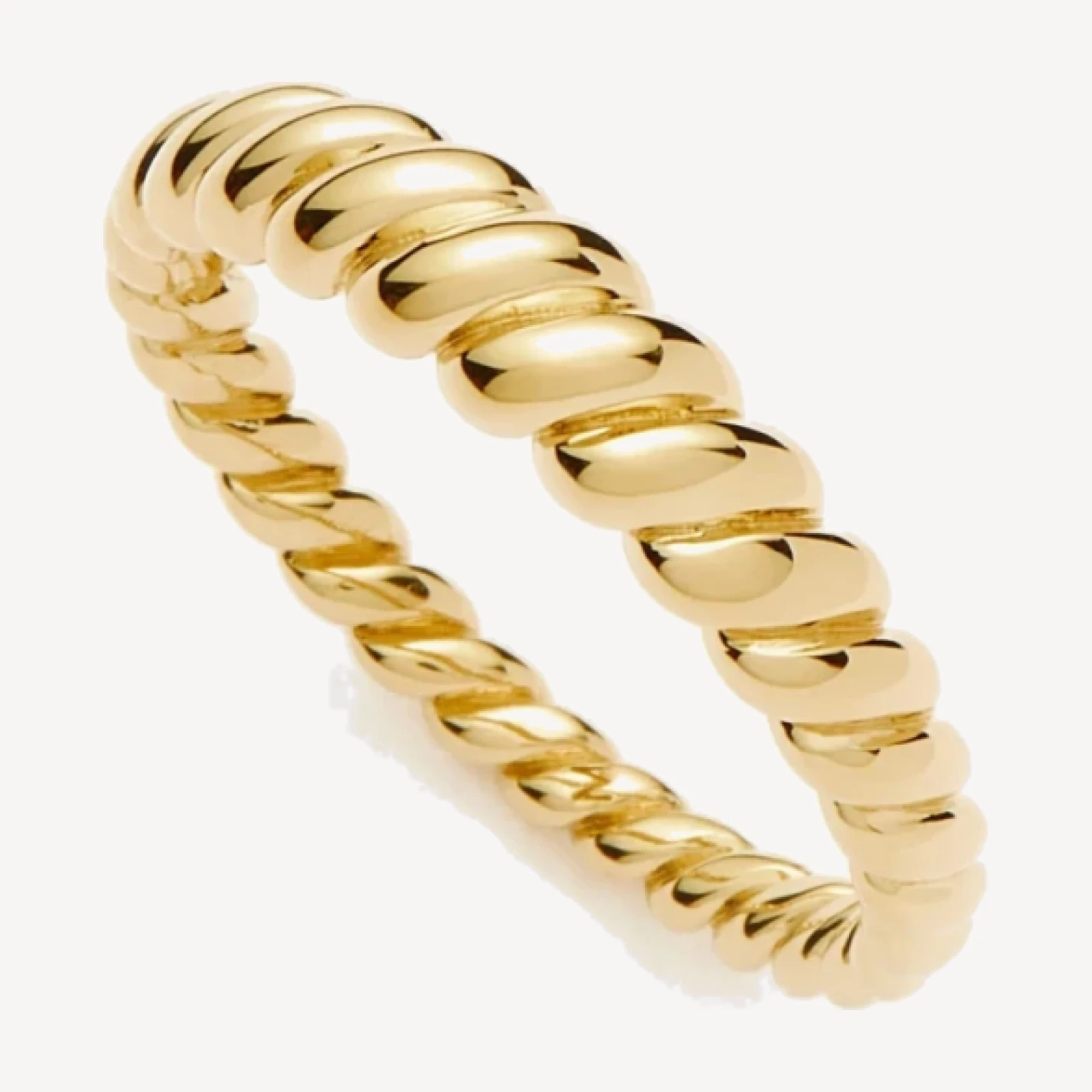 Solid Gold Twisted Classic Ring | 9ct Solid Yellow Gold