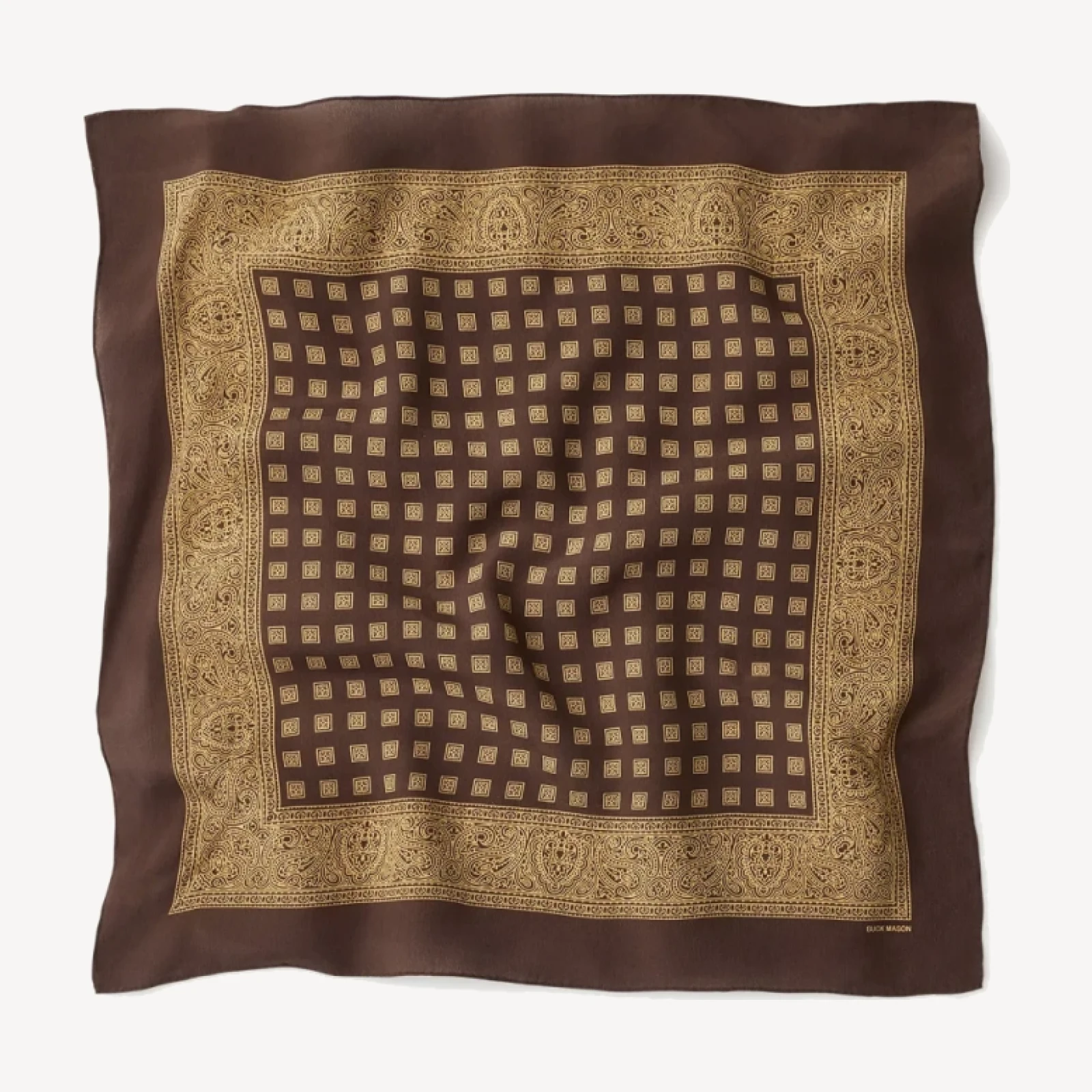 Brown / Taupe Silverado Silk Bandana
