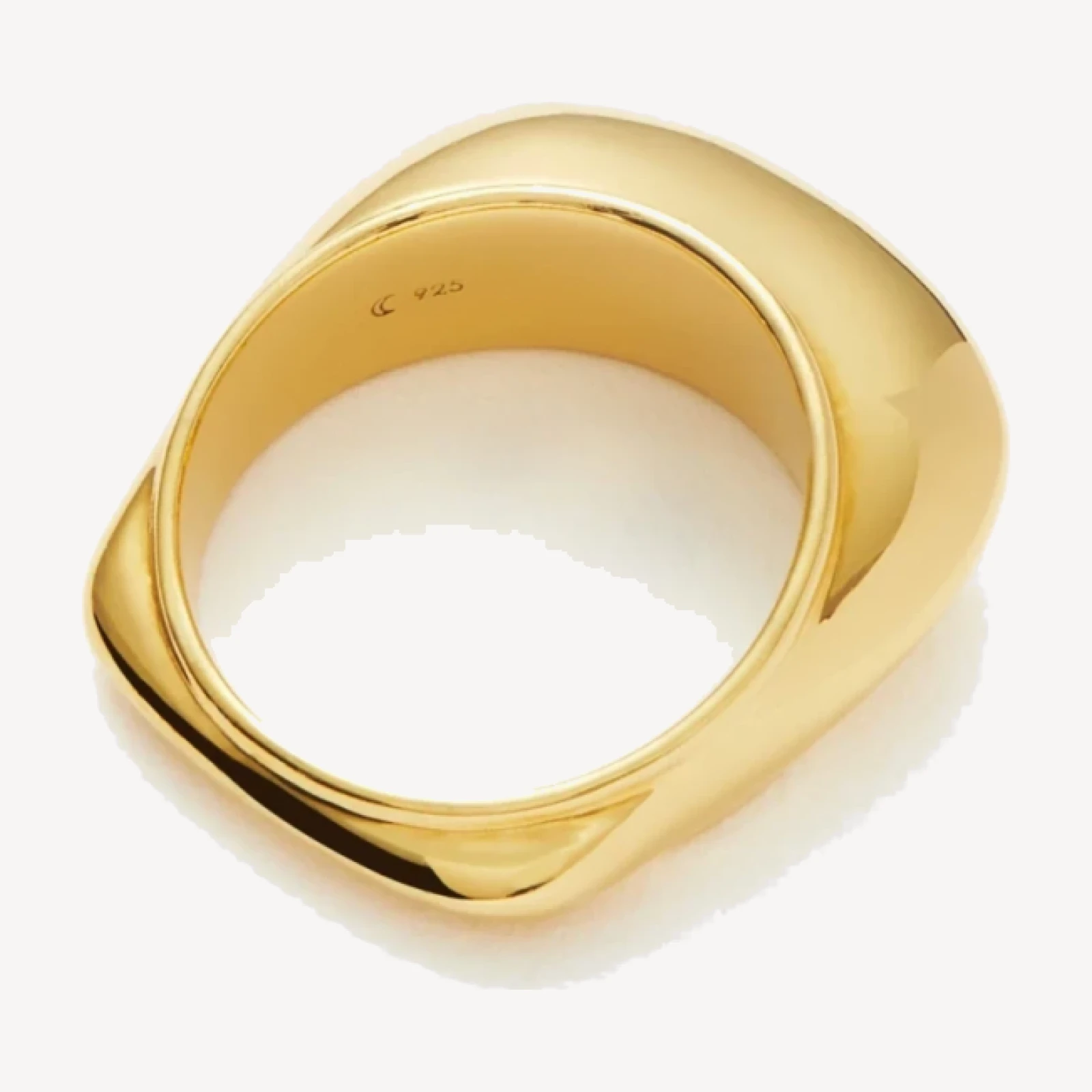 Hera Dome Stacking Ring | 18ct Gold Vermeil