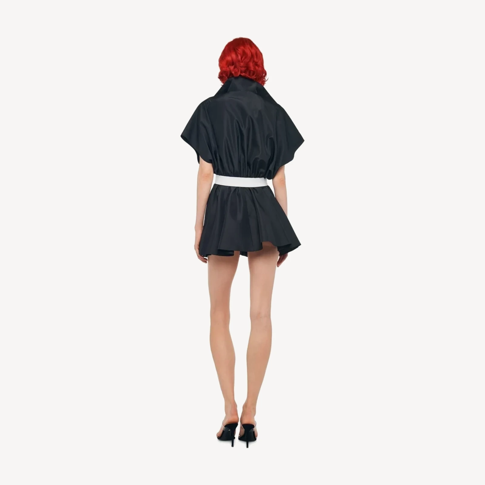 SUPER OS SLEEVELESS BF NK SHIRT FLARED MINI DRESS