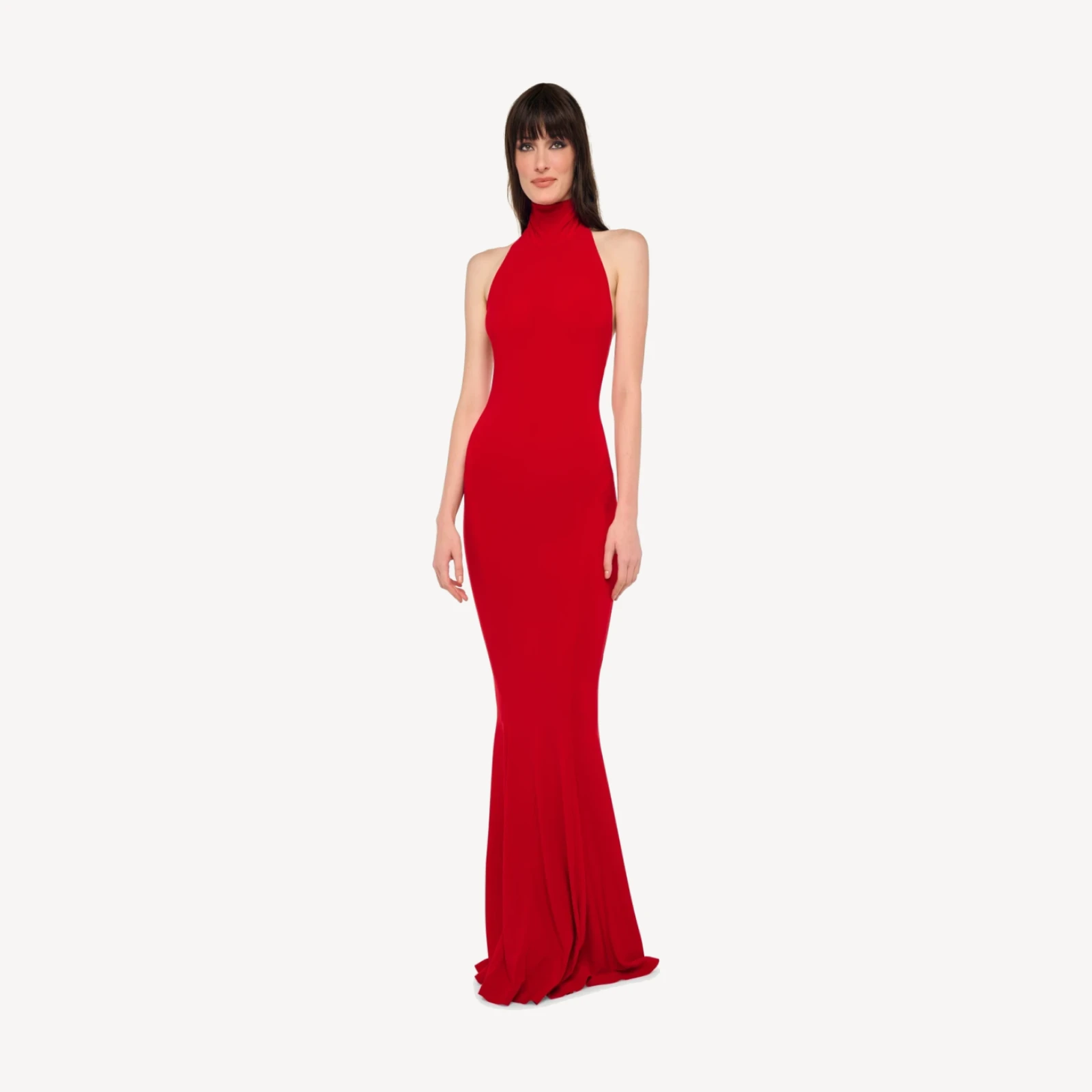 HALTER TURTLE FISHTAIL GOWN