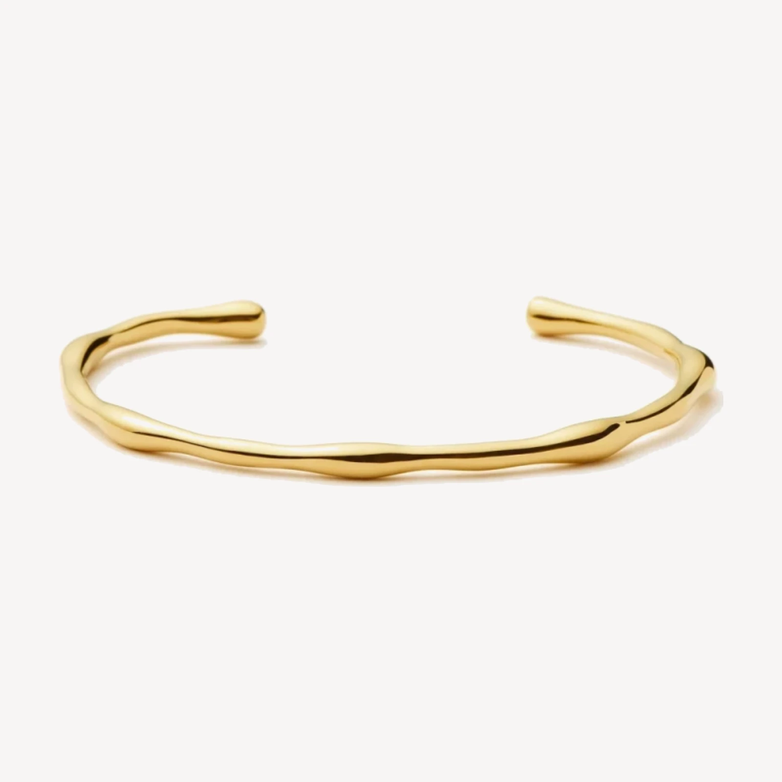 Molten Cuff Bracelet | 18ct Gold Plated