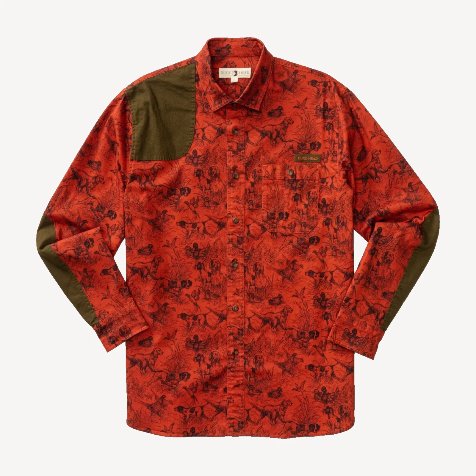 Woodland Shooting Shirt - Burnt Sienna