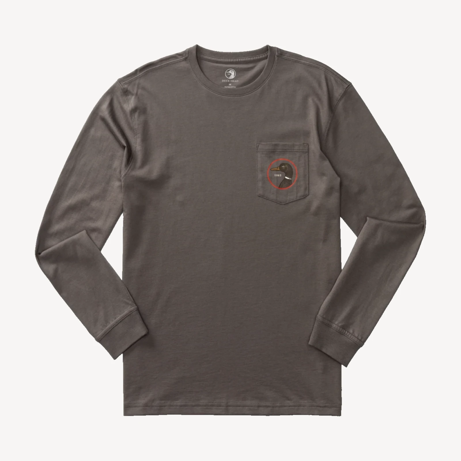 Logo Long Sleeve T-Shirt - Fossil Gray