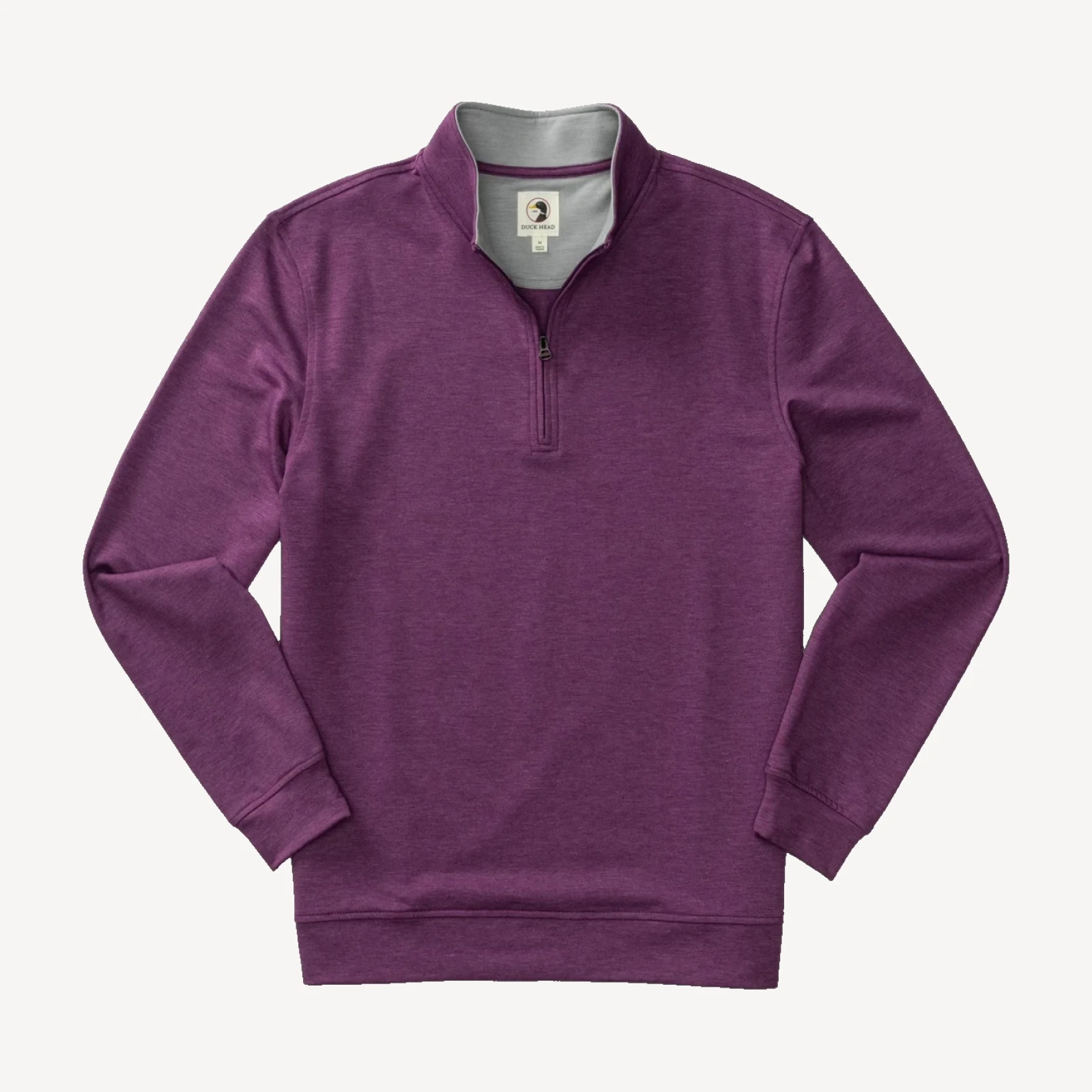 Dunmore Performance 1/4 Zip Pullover - Aubergine Heather