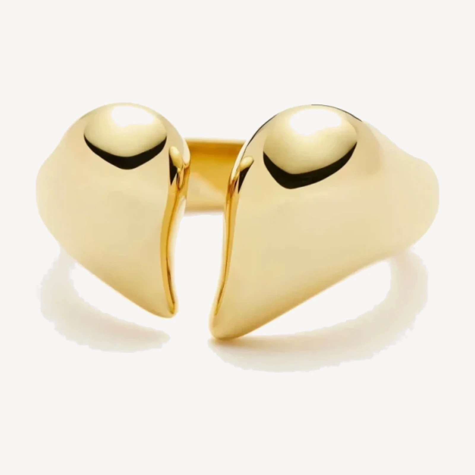 Molten Heart Statement Ring | 18ct Gold Plated