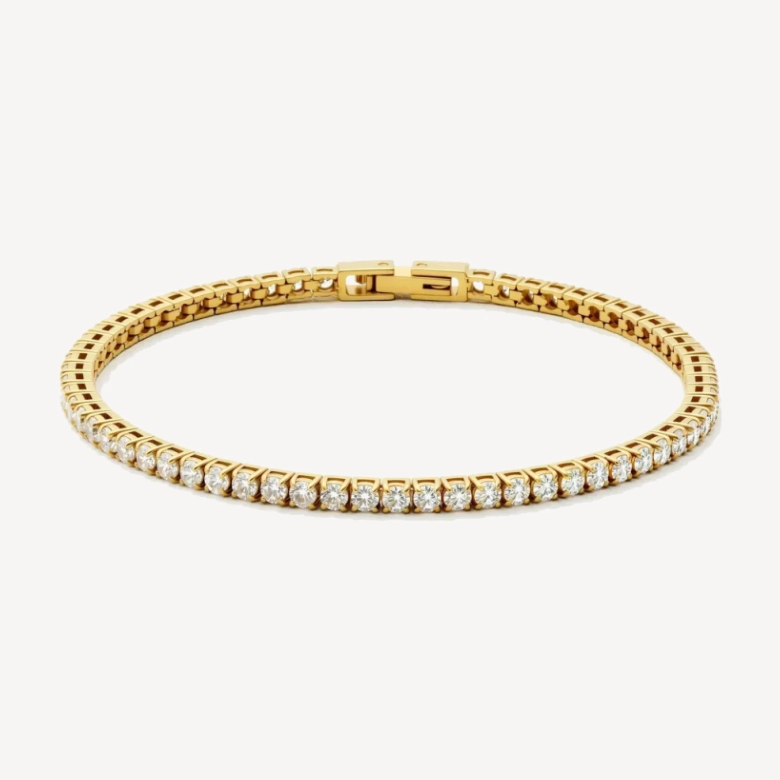 Tennis Everyday Bracelet | 18ct Gold Plated/Cubic Zirconia