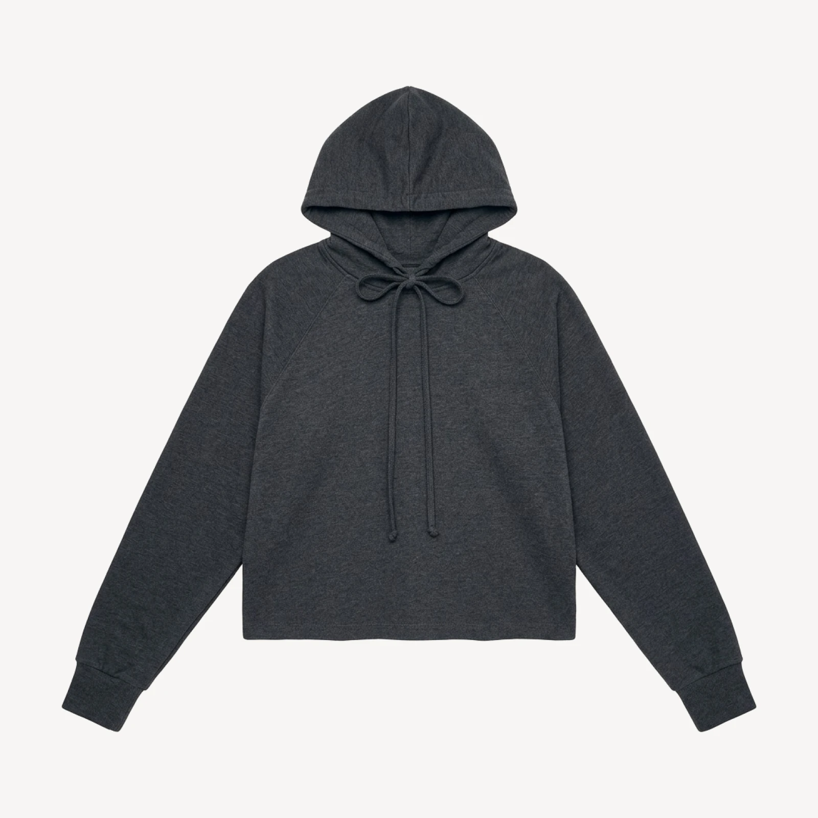 OVERSIZED RAGLAN SLEEVE HOODED TOP