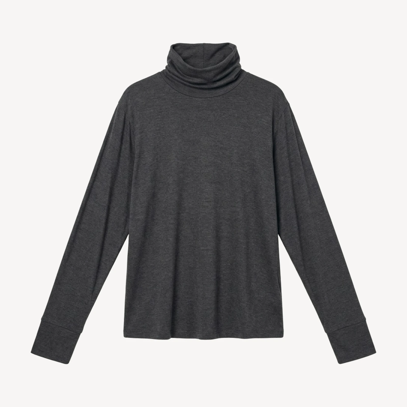 LONG SLEEVE TURTLENECK EASY FIT TOP