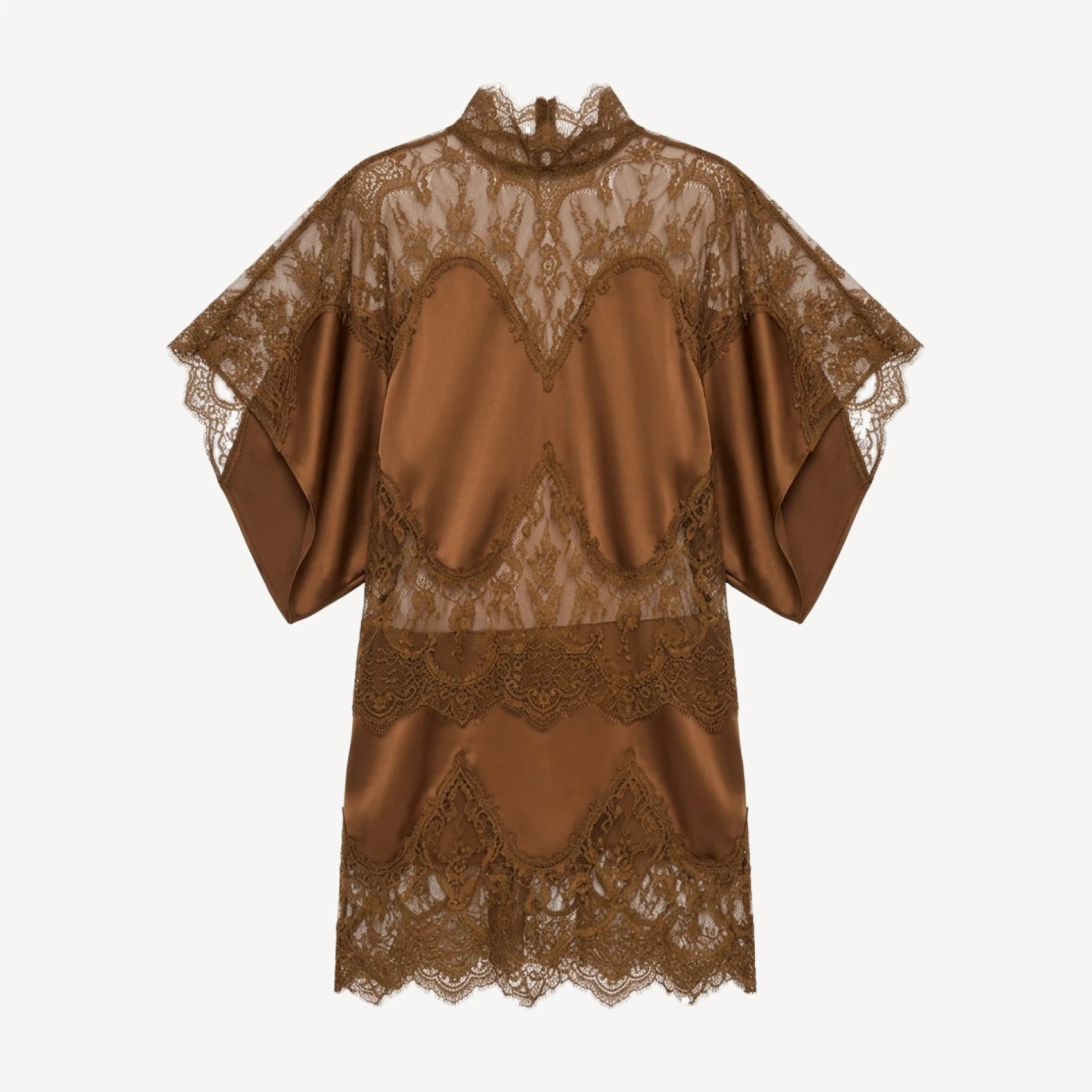 REVERSE OBIE TOP WITH LACE