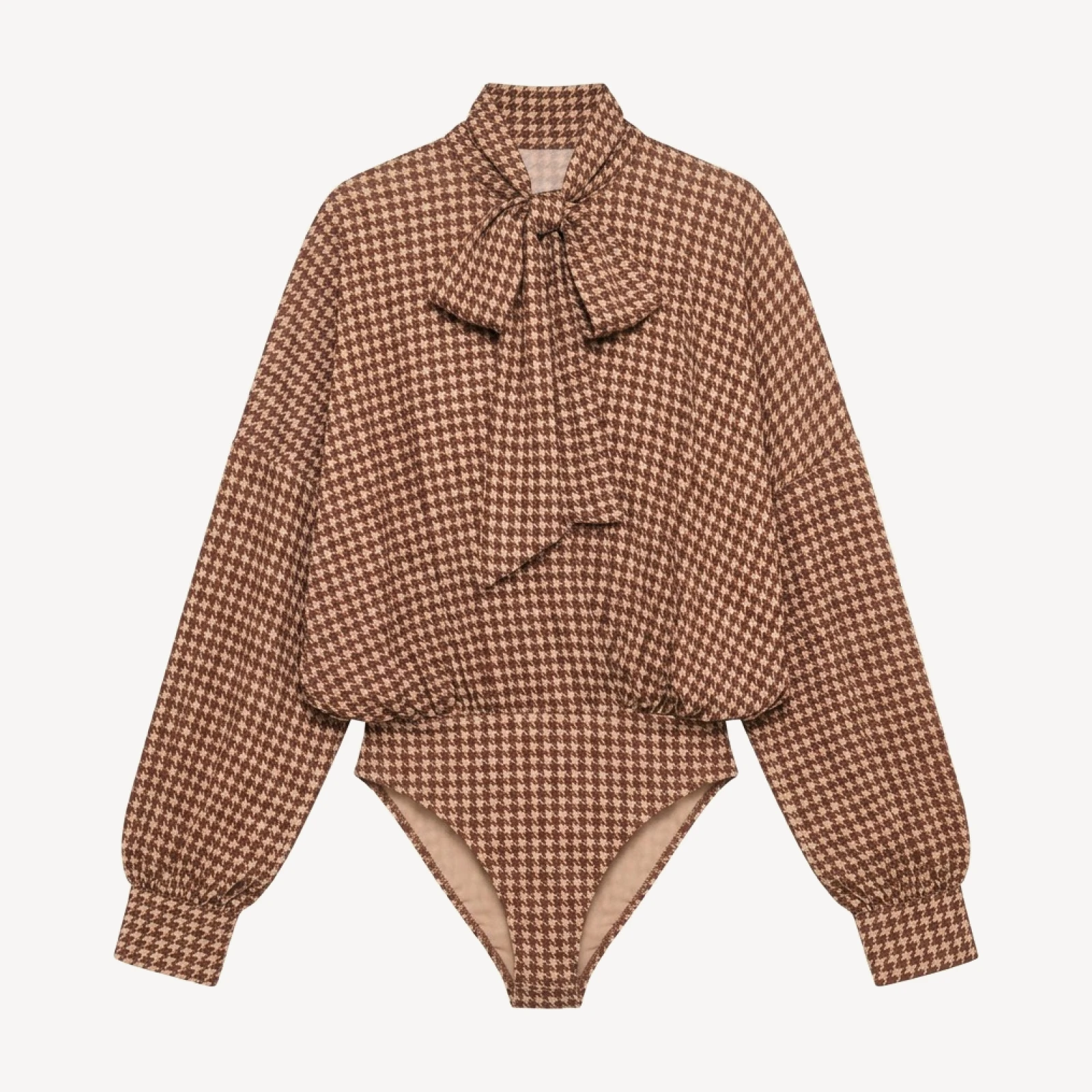 OVERSIZED NK SHIRT BODYSUIT W/ BOW