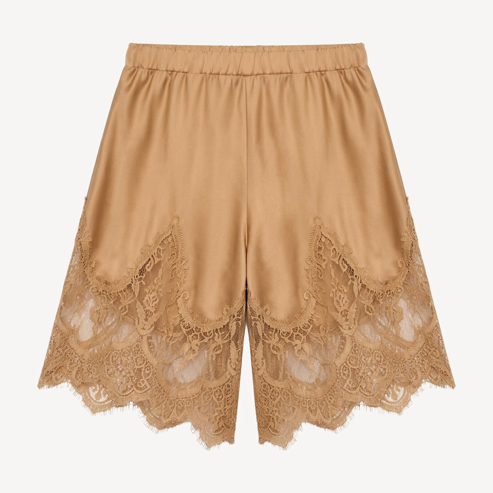 BIAS BOXER SHORTS W/ LACE