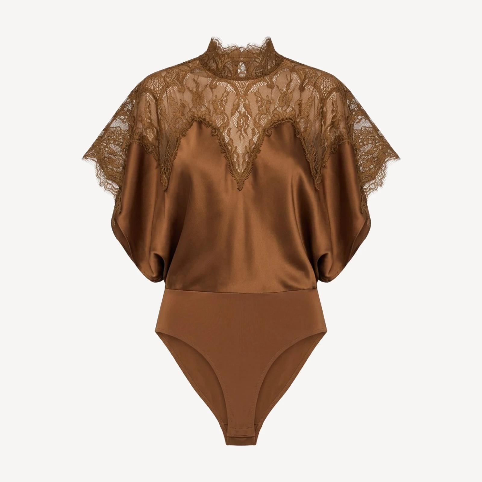 REVERSE OBIE BODYSUIT W/ LACE