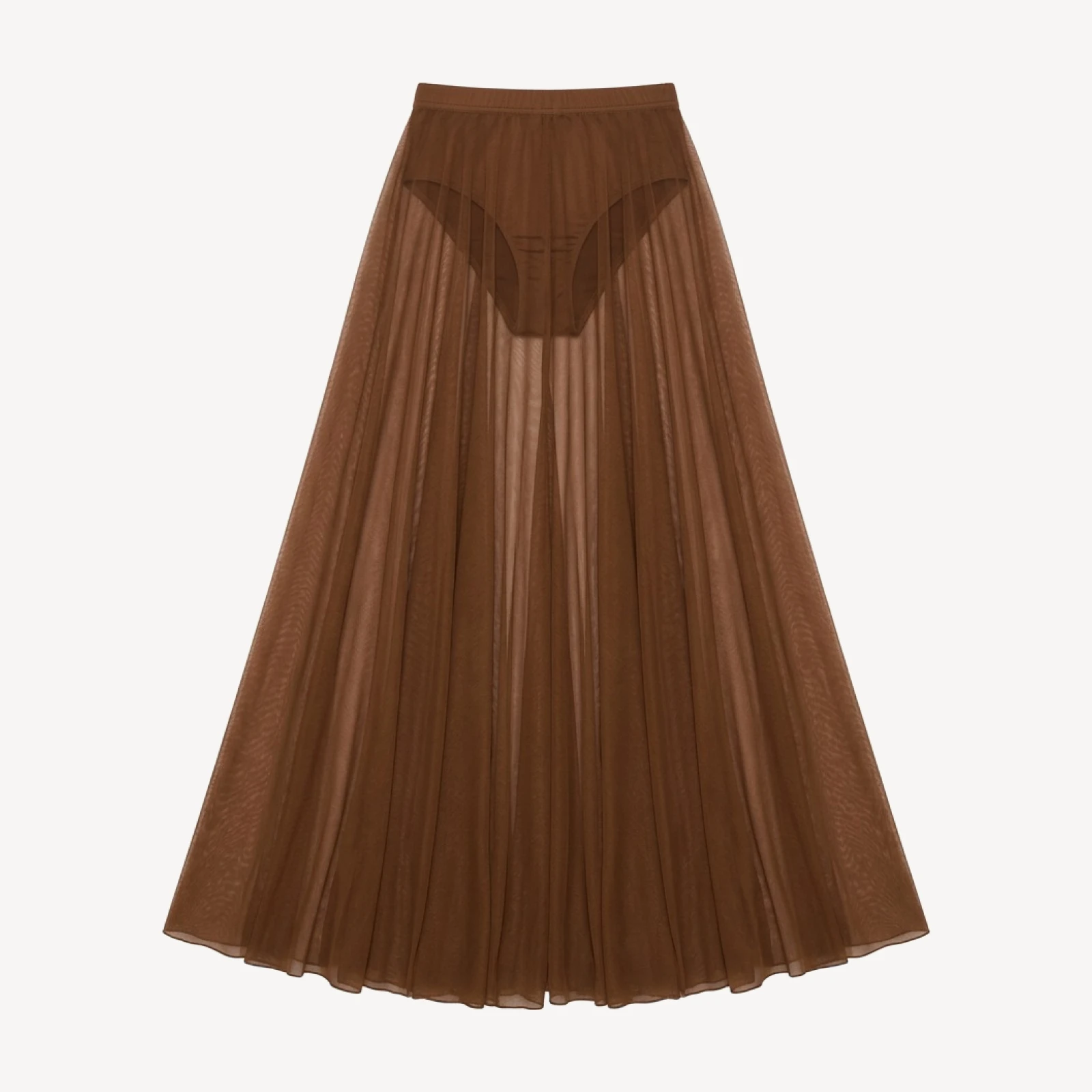 FLARED SKIRT TO FLOOR W/ PANTY