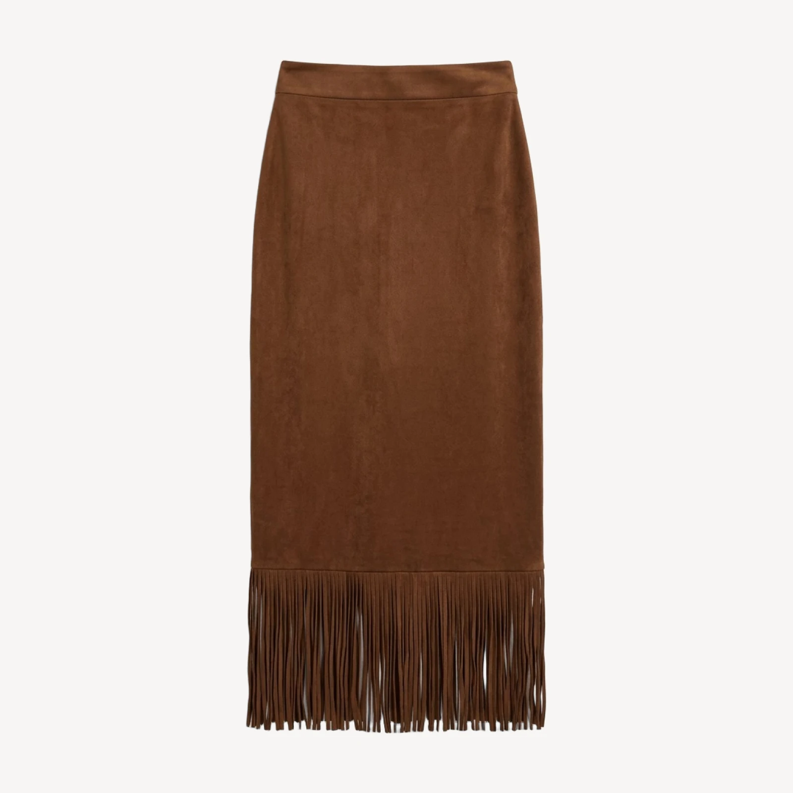 FRINGE SKIRT TO MIDCALF