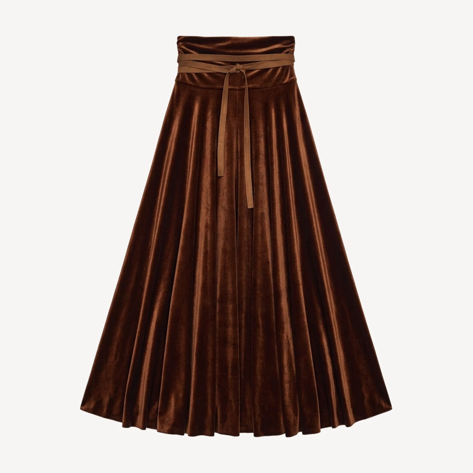 FLARED SKIRT TO FLOOR