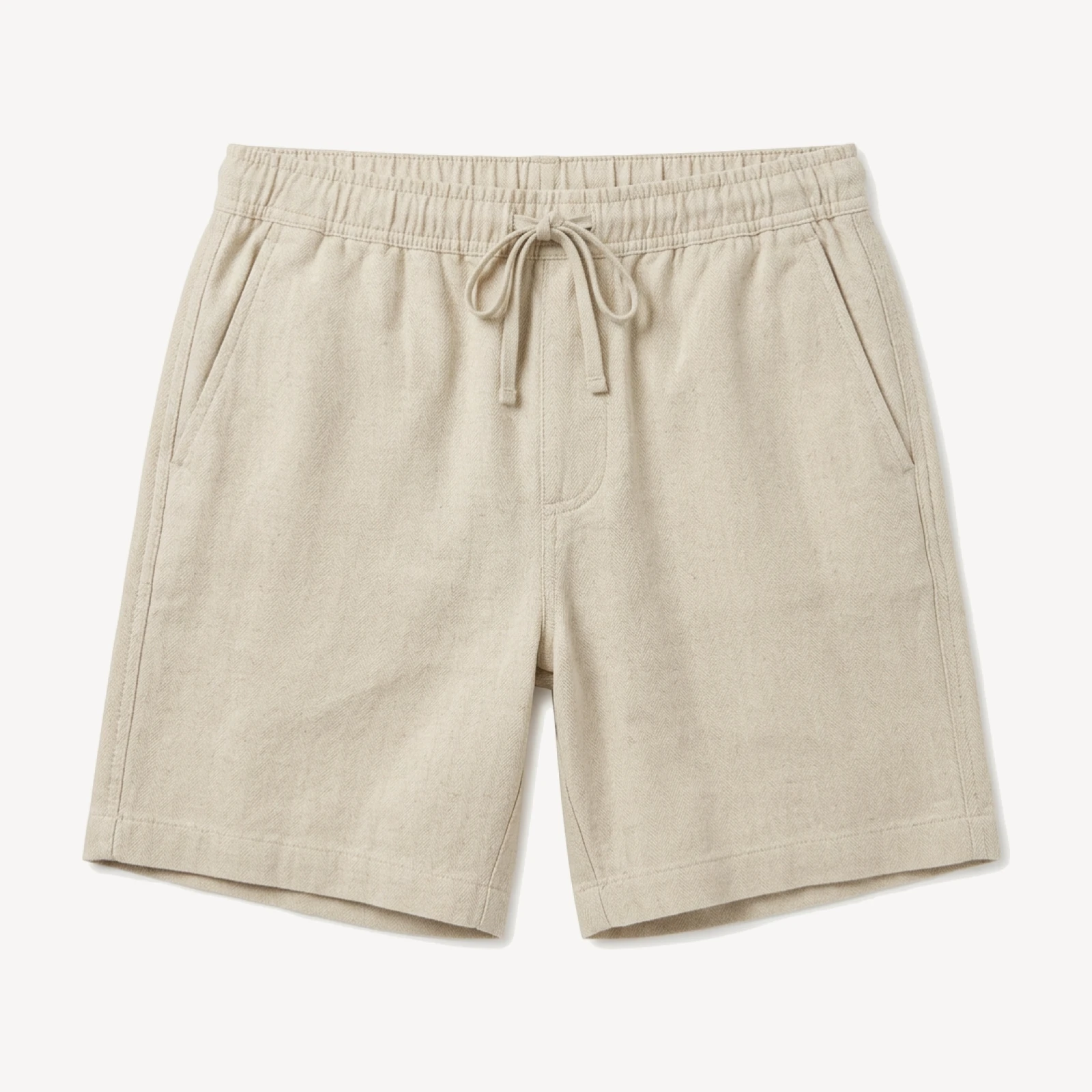 HEMP HERRINGBONE SHORT